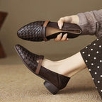 Ardelle Woven Leather Loafers