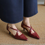 Celest Leather Mary-Jane Heels
