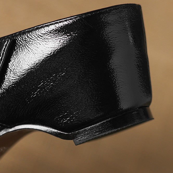 Aurel Leather Sculpt Mules