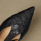 Aviel Pointed Leather Heels