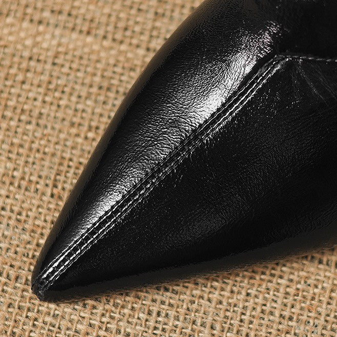 Aurel Leather Sculpt Mules