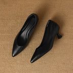 Lunare Sculpt Leather Pumps