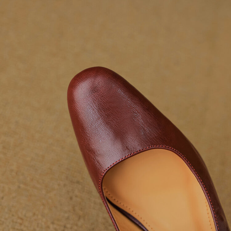 Lurea Strap Leather Mules