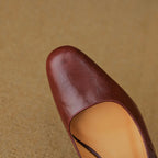 Lurea Strap Leather Mules