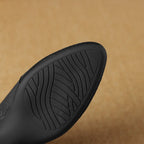 Caresa Leather Mary-Jane Heels