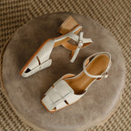 Orlina Roman Leather Heels