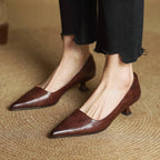 Serane Leather Heels