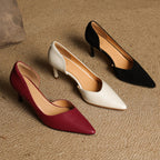 Velisse D’Orsay Leather Pumps