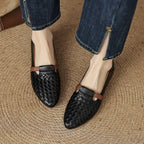 Ardelle Woven Leather Loafers