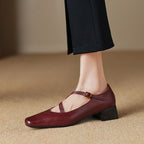 Marvelle Leather Mary Janes