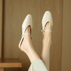 Celine Leather Strap Mules