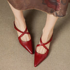 Eryne Leather Mules