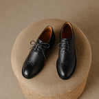 Orvain Brogue Leather Oxfords