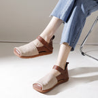 Orlienne Soft Strap Leather Flats