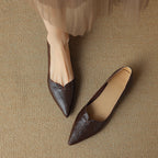 Serelle Point Leather Flats