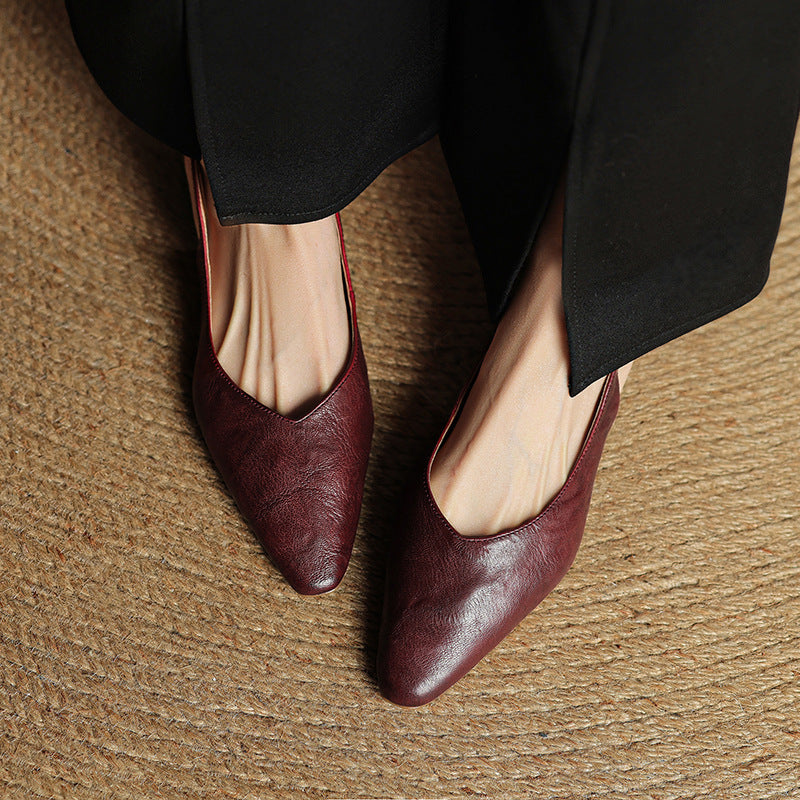 Eloura Slingback Leather Flats