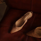Vireya Slingback Leather Flats