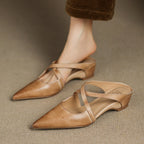 Eryne Leather Mules