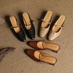 Rielle Strap Leather Mules