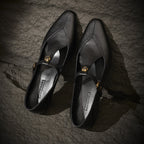 Camélia T-Bar Leather Pumps