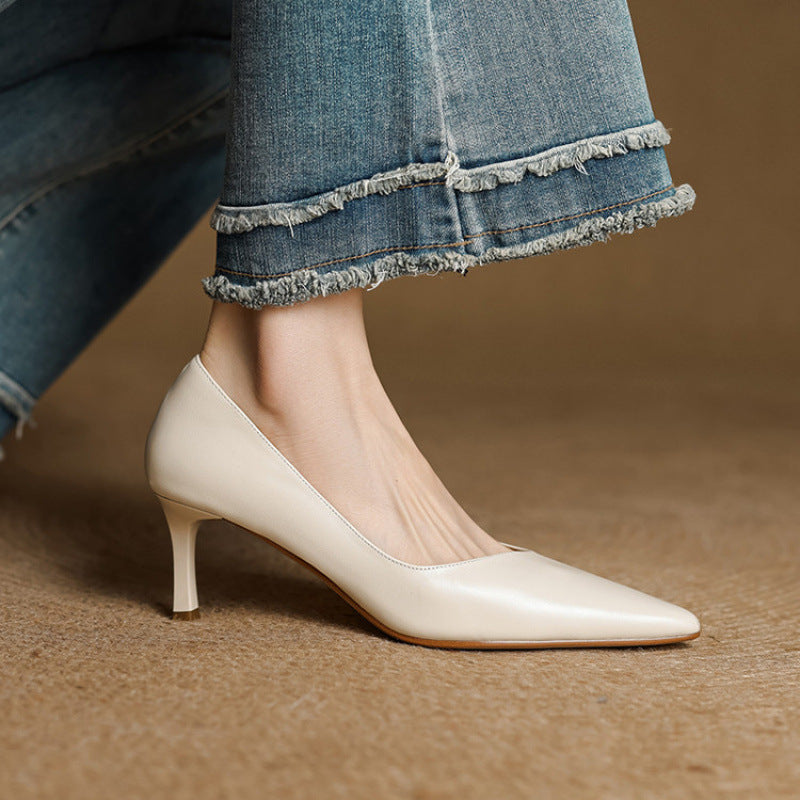 Velisse D’Orsay Leather Pumps