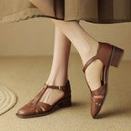 Lorin Roman Leather Heels
