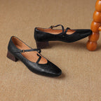 Marvelle Leather Mary Janes