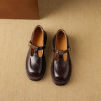 Brinell Leather Mary Janes