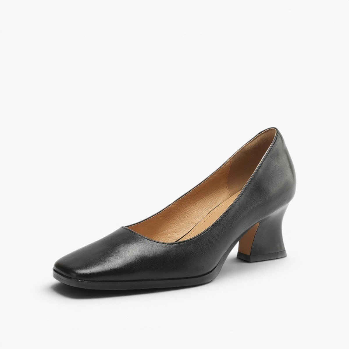 Oriel Leather Square Pumps