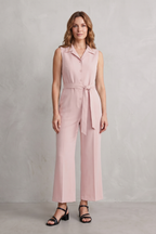 Orléane – Belted office elegance – Wide-leg jumpsuit