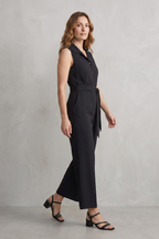 Orléane – Belted office elegance – Wide-leg jumpsuit