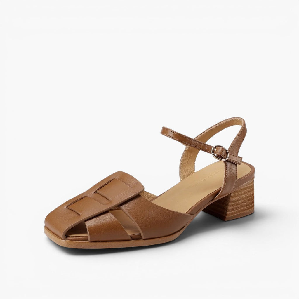 Orlina Roman Leather Heels