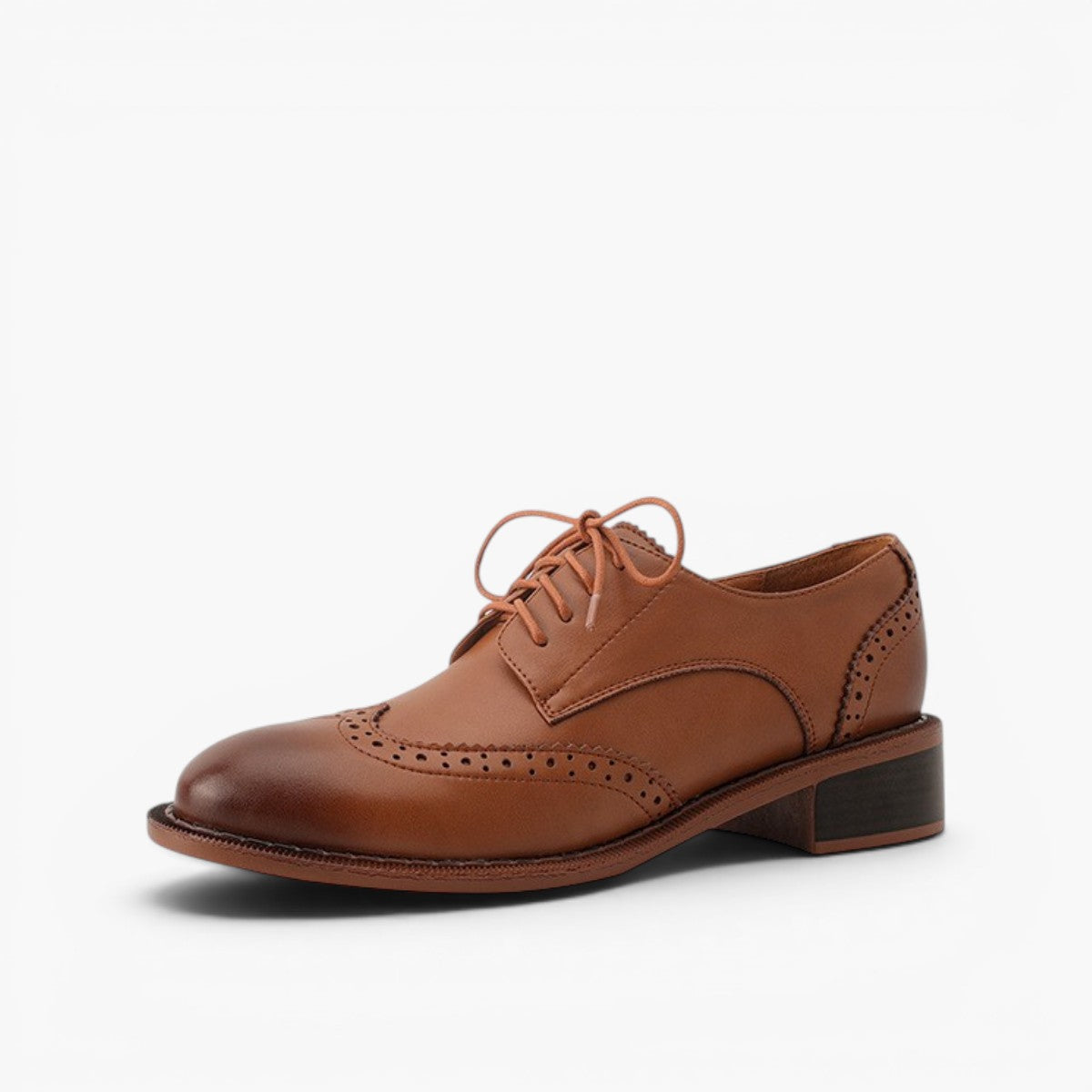 Orvain Brogue Leather Oxfords