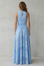 Embroidered Lace Elegance Skirt Set