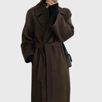 Claire | Classic Belted Overcoat