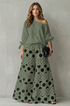 Playful Polka Flow Two Piece Set