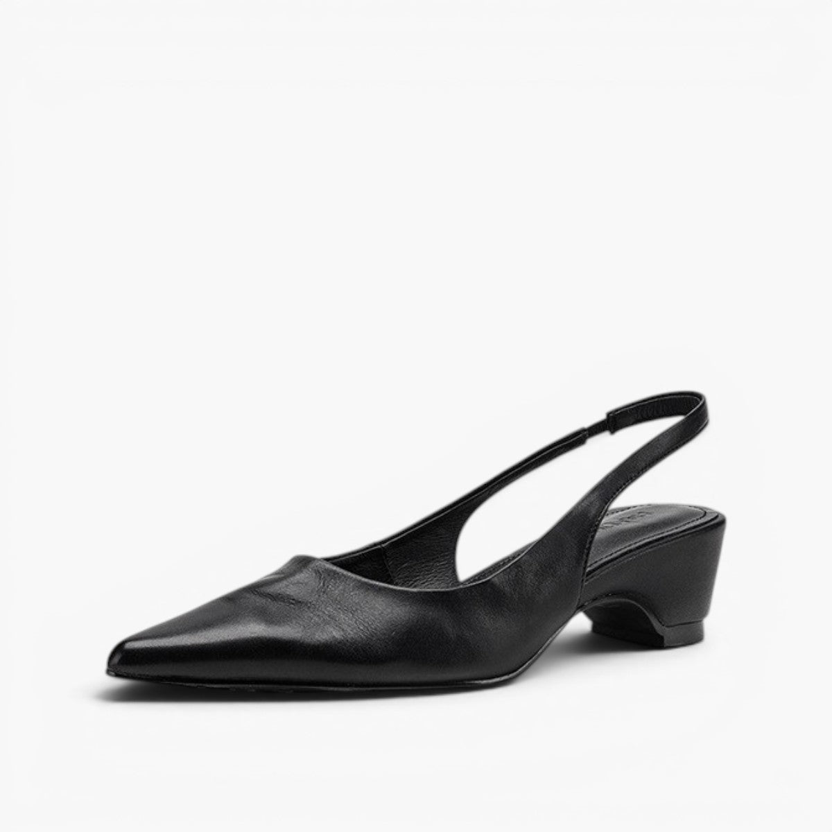 Vela Sculpt Leather Heels