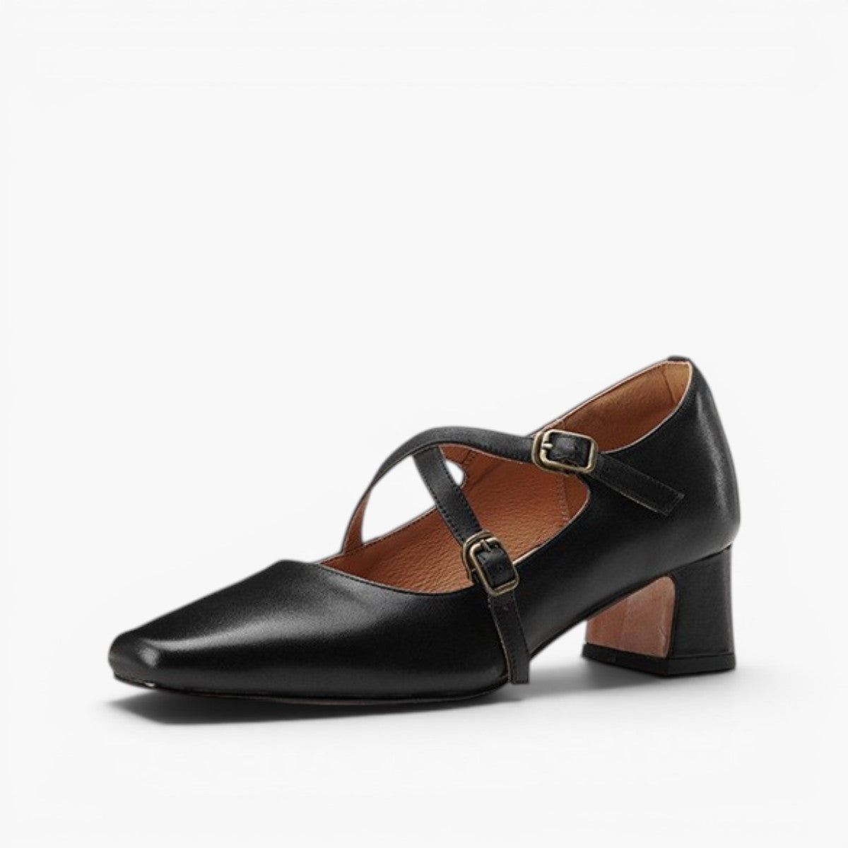 Mira Mary-Jane Leather Heels