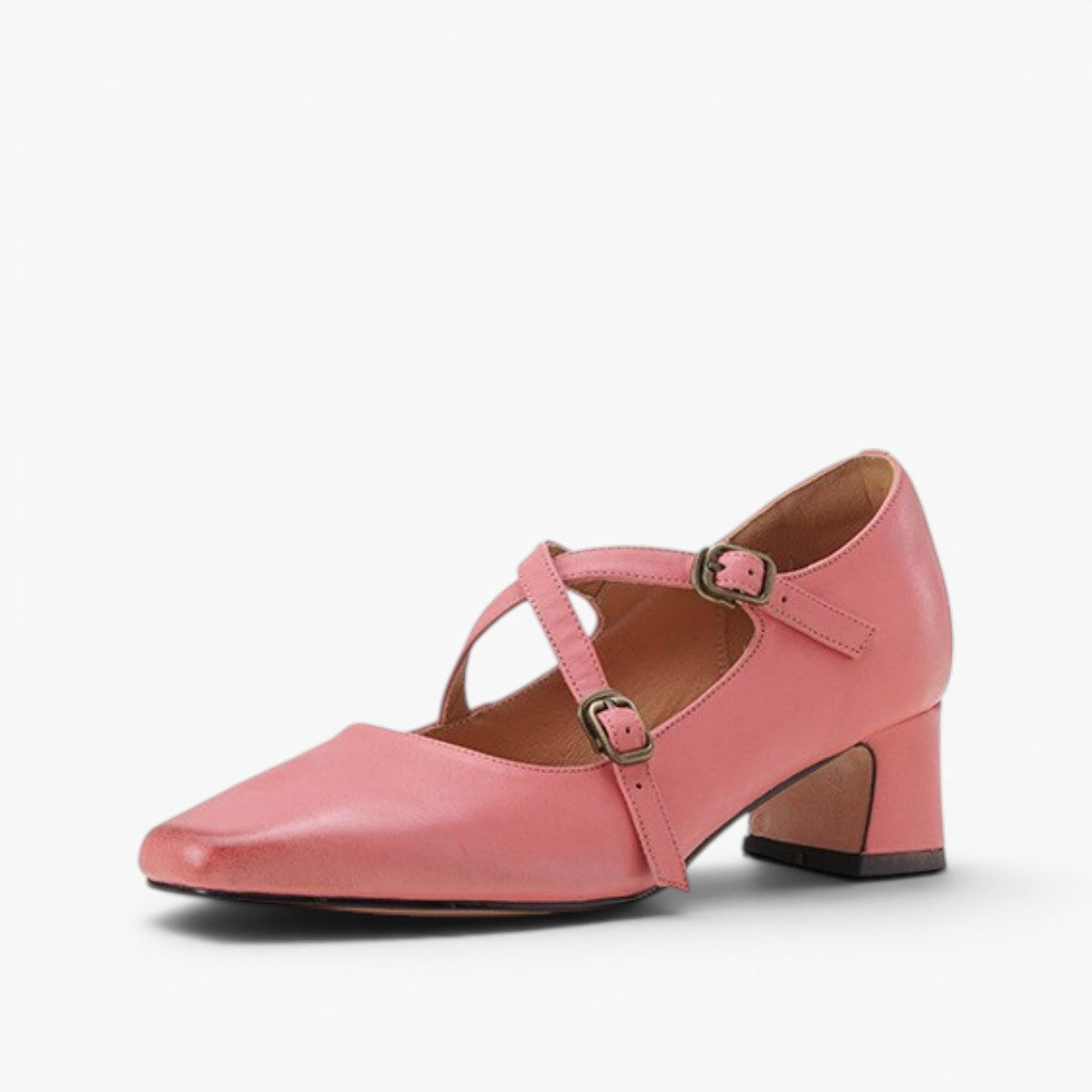 Mira Mary-Jane Leather Heels