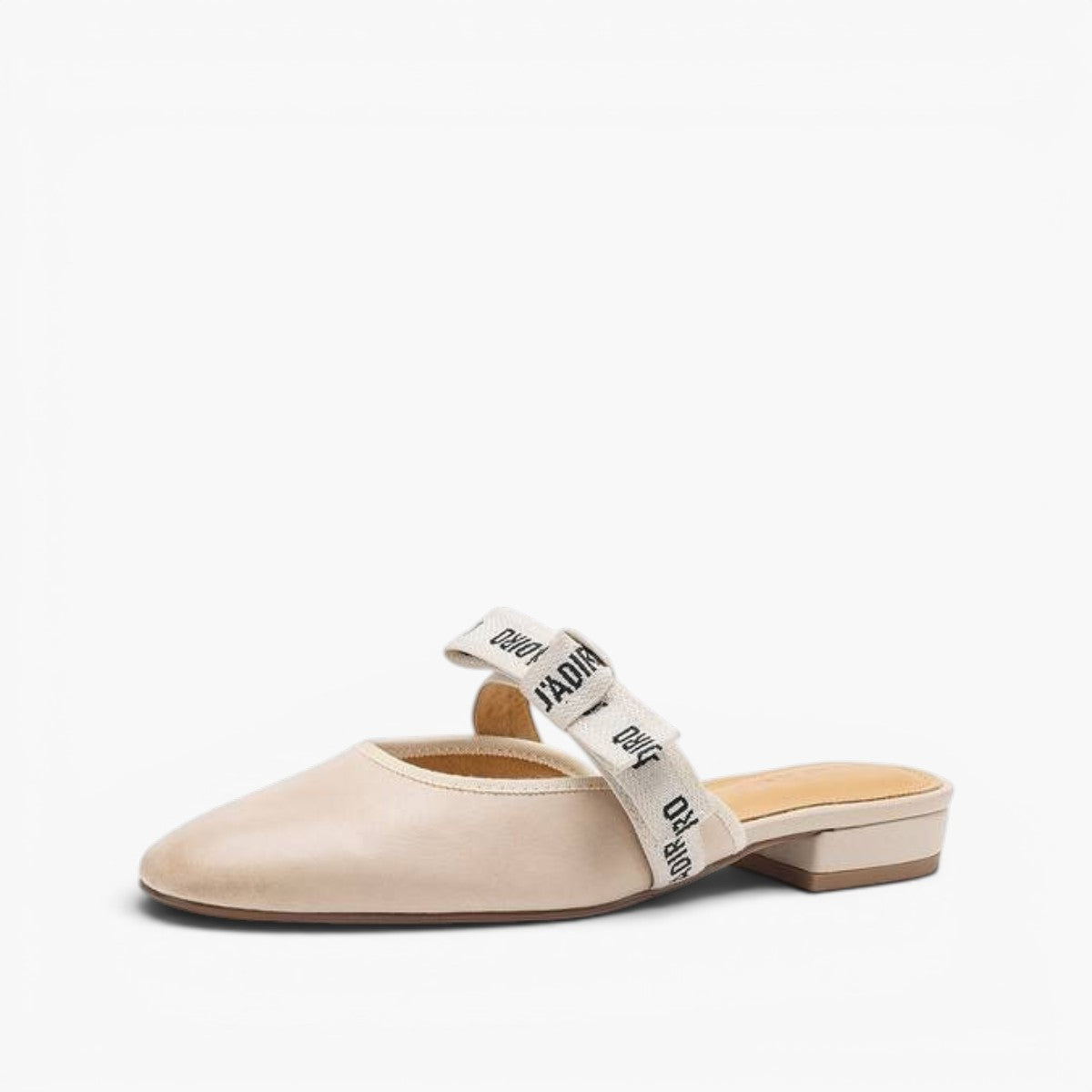Maelle Bow Leather Mules