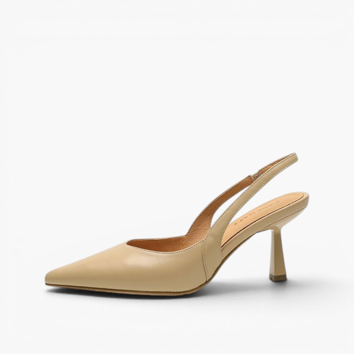 Aurel Slingback Leather Heels