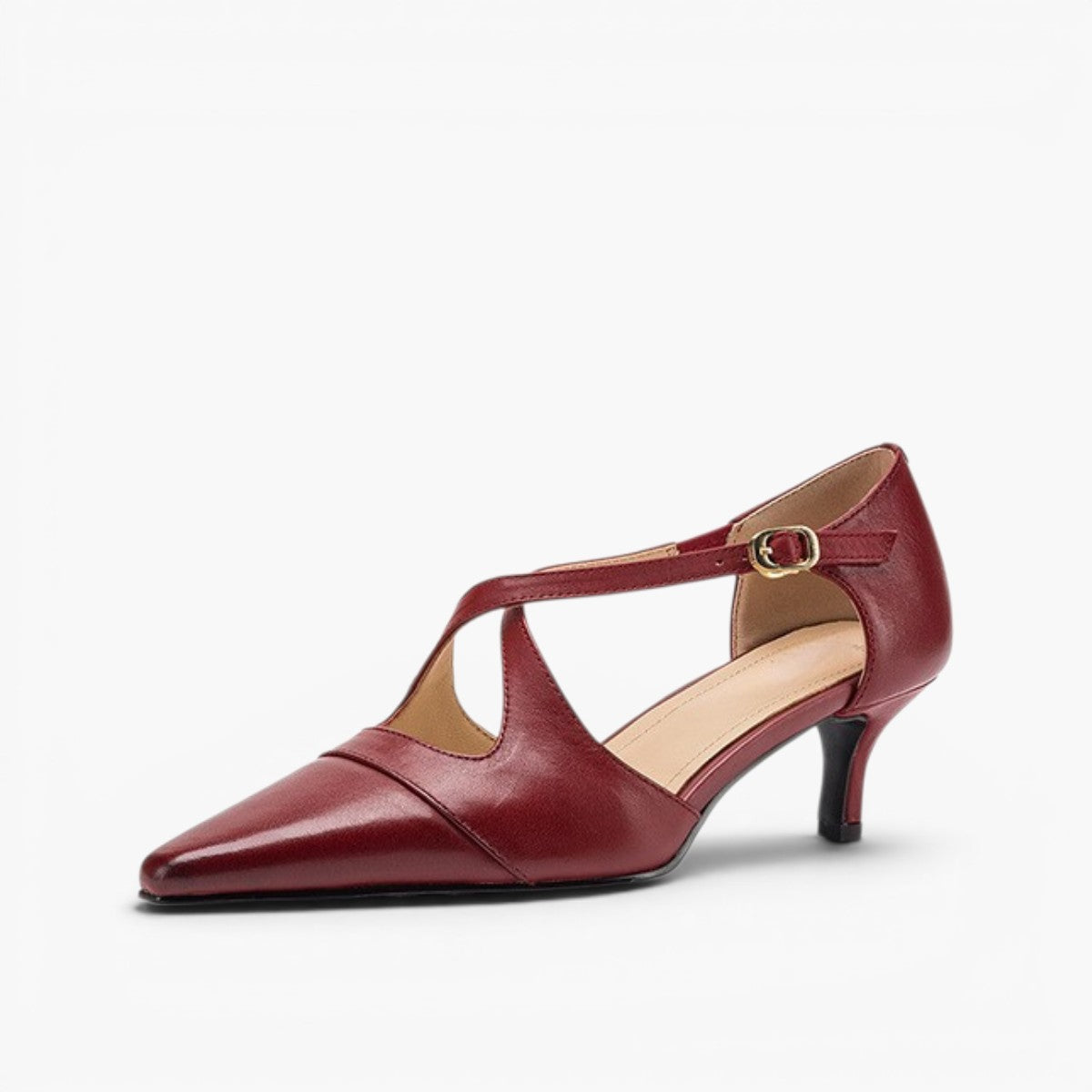 Celest Leather Mary-Jane Heels