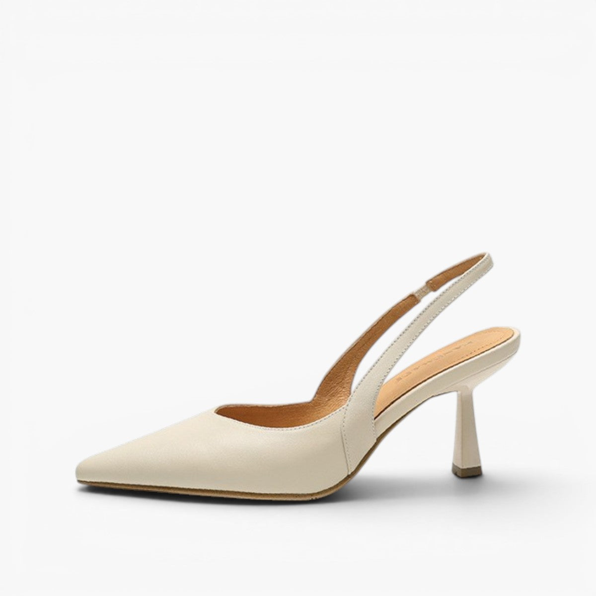 Aurel Slingback Leather Heels