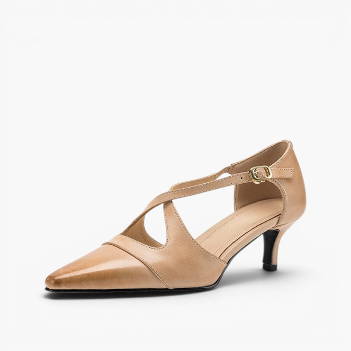 Celest Leather Mary-Jane Heels