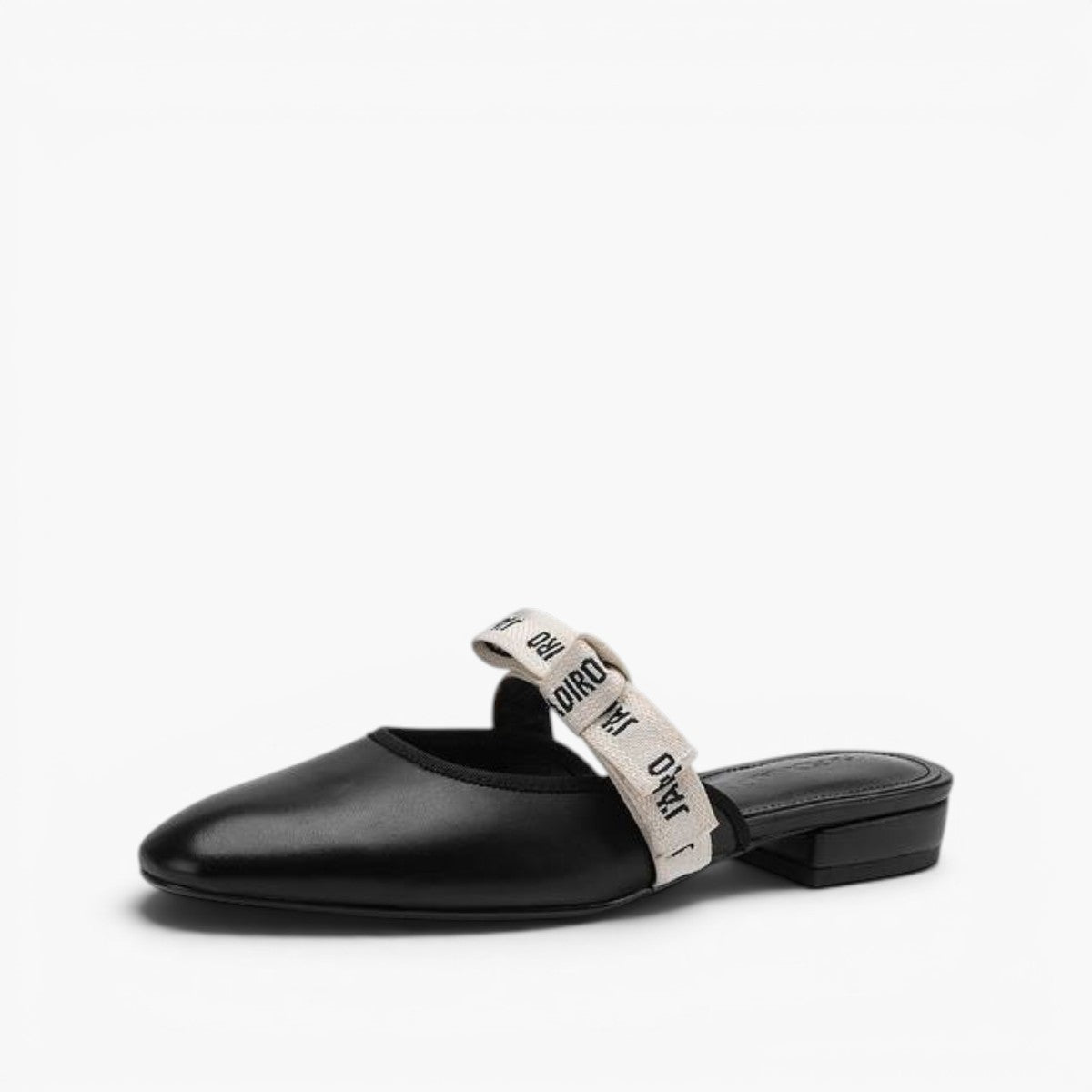 Maelle Bow Leather Mules
