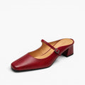 Meyra Leather Mules