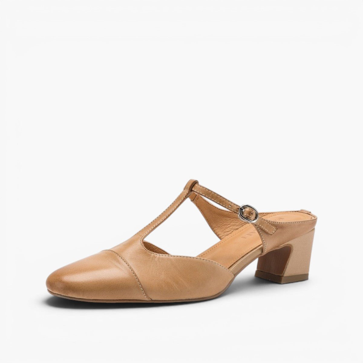 Rovell T-Bar Leather Mules