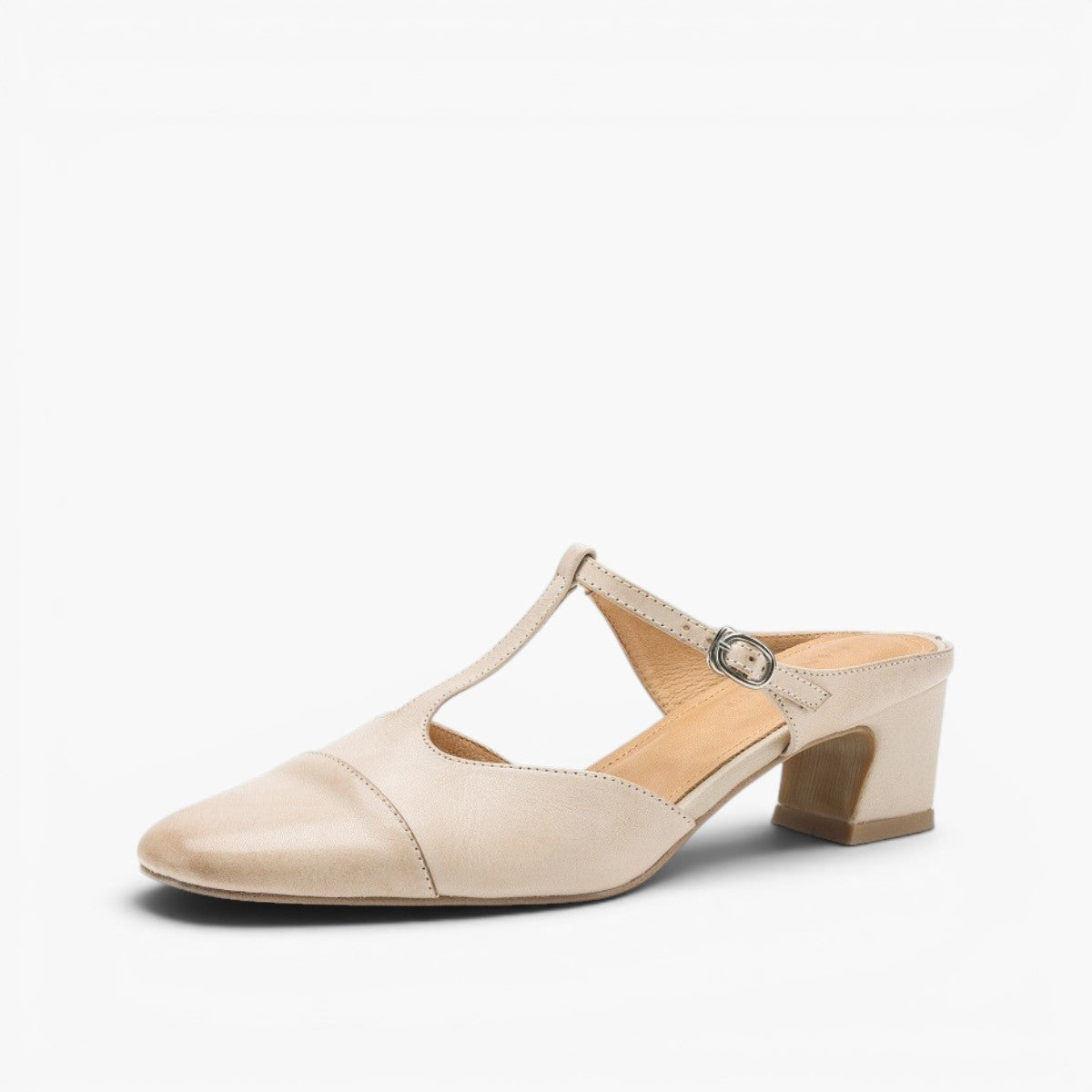 Rovell T-Bar Leather Mules