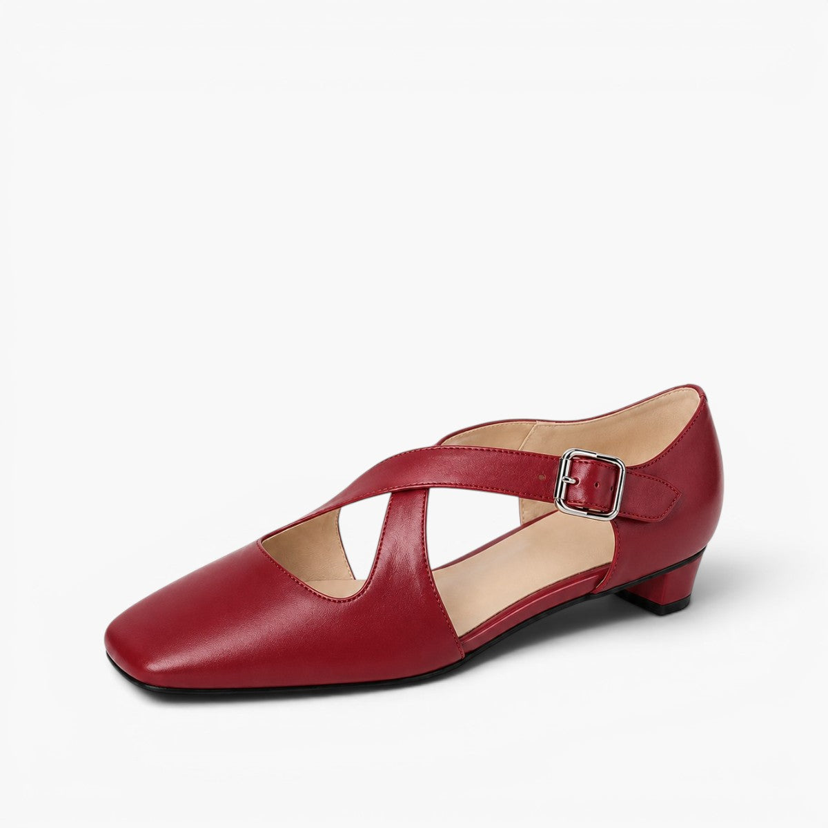 Celise D'Orsay Leather Heels
