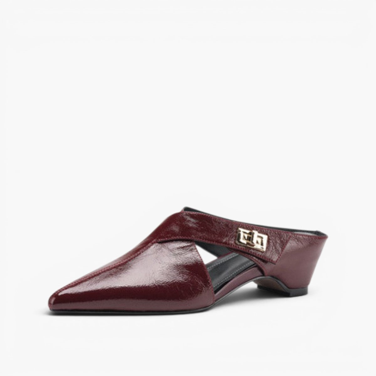 Aurel Leather Sculpt Mules